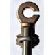 01.62.800 BACKSTAY ARM, INSULATED, WITH HOOK, THREADED 